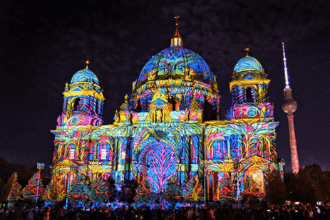 Berlin Festival of Light Cathedral